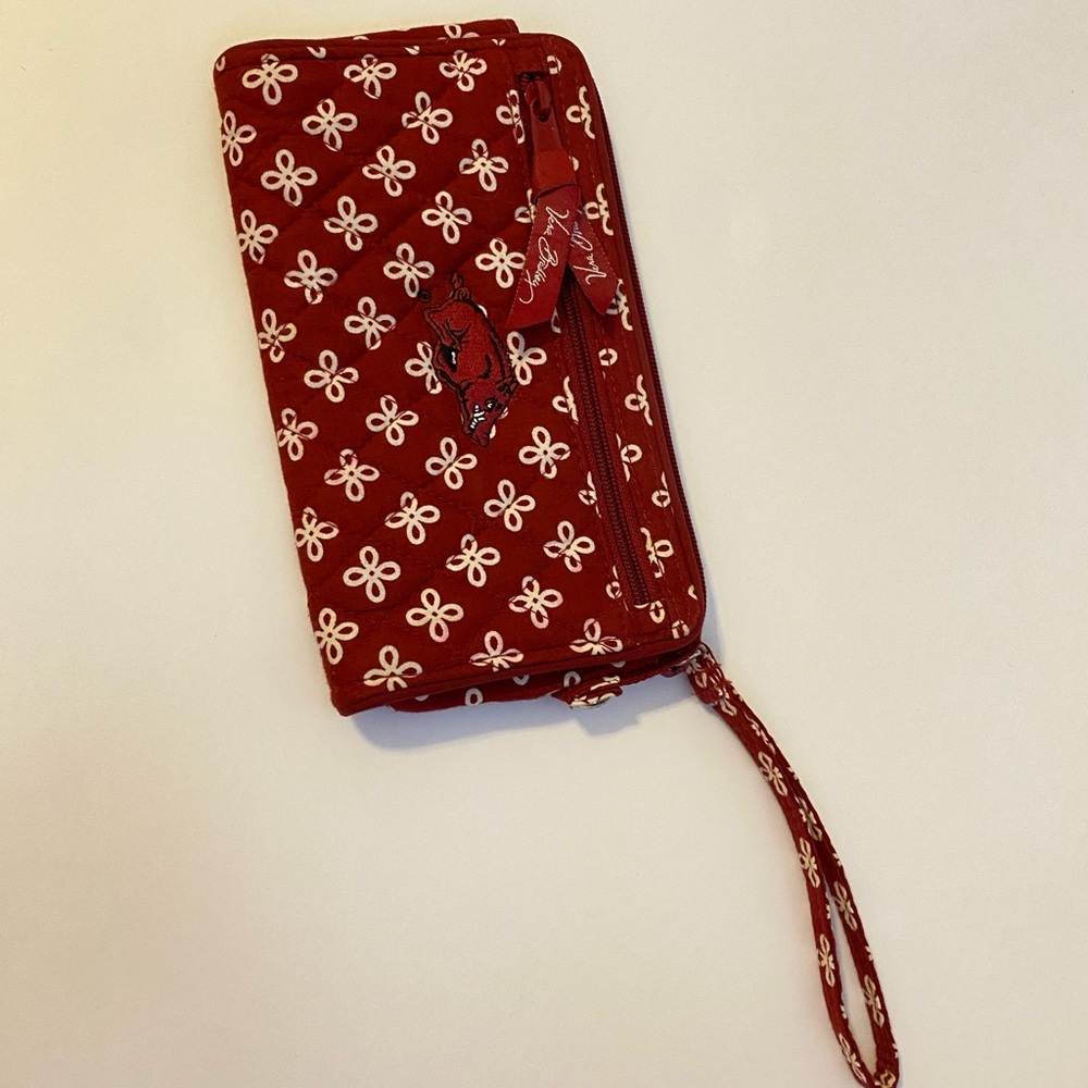 Vera Bradley Collegiate Razorback Wallet